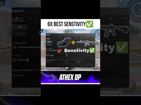 6x Scope Senstivity Bgmi Zero Recoil l 6x Senstivity Bgmi New update😯