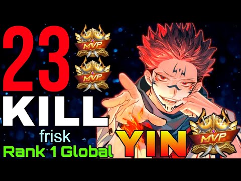 23 Kills Yin The Killing Machine - Top 1 Global Yin by frisk - Mobile Legends