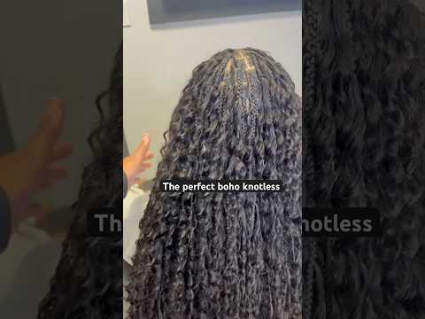 Smedium boho knotless done in Atl #braids #hairstyles #atlbraider