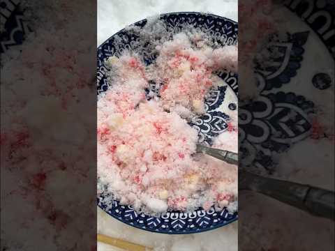 Do you eat snow??