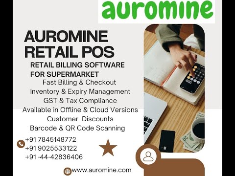 Auromine Retail POS for Supermarkets