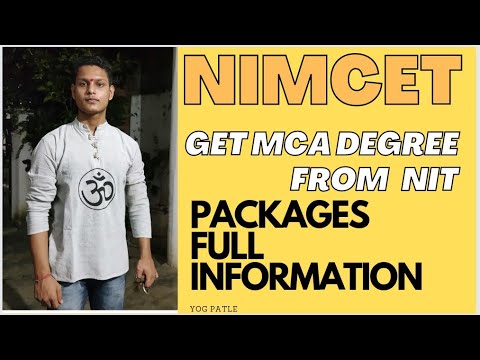 GET MCA DEGREE FROM TOP NITS || NIMCET || PACKAGES || FULL INFORMATION | YOG PATLE.#nimcet