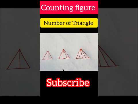 Counting figure | number of Triangle #shorts #shortfeed