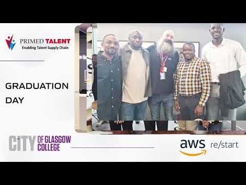 Amazon Web Services (AWS) re/Start Graduation Ceremony | City of Glasgow College | Primed Talent UK