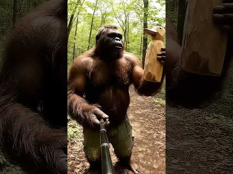 Well? Tell me what you think? #bigfoot #bigfootvlog #ai #woodworking #woodcarving #weirdness #funny