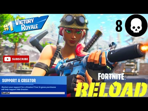 Fortnite Reload | 8 Kill Win Gameplay | Controller Player | Creator Code: Cloakified (1080p Open)