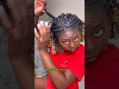 Bye Fulani braids #fulanibraids #tribalbraids #blackgiritiktok #braidstyles #shortsvideo #beauty
