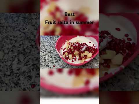Try this fruit raita for summer #recipe