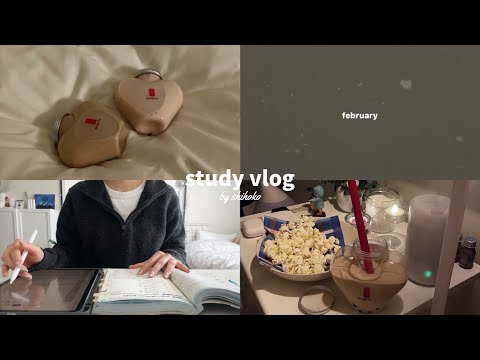 【Eng】study vlog☃️🌙 | 大学生の華金の過ごし方 | 自分へのご褒美にレイトショーを開催した日🎥🎞️𓂃𓈒 𓂂𓏸