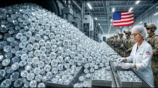 Inside America’s $100 Billion Secret Diamond Factory | (Full Industrial Process) 4K