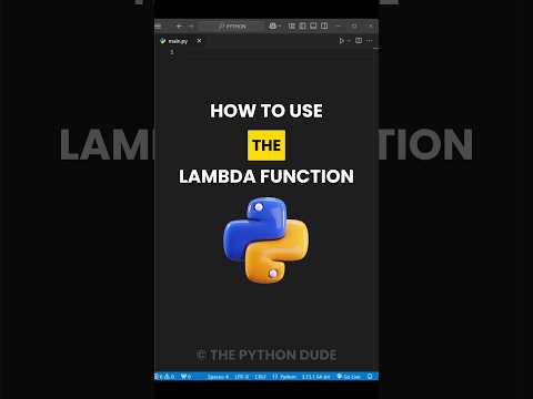 Master Python Lambda Functions in Minute! #python #learnpython #programming