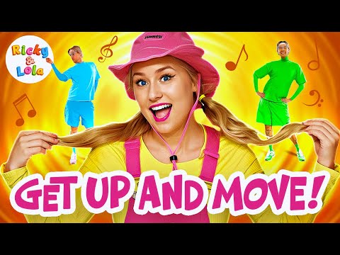 Get Up and Go! 💪 Movement Songs for Kids with Ricky and Lola!