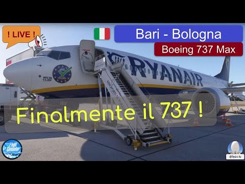 Live: Ryanair da Bari a Bologna | MSFS2024 [ITA]