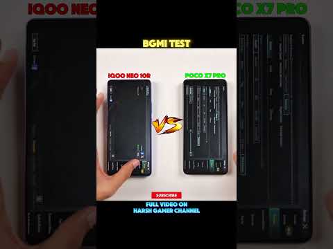 Iqoo Neo 10R Vs Poco X7 Pro Bgmi Test Speed Test Graphics Test #iqooneo10r #pocox7pro