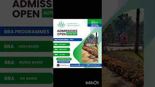 AIOU New Admission  | Autumn 2025 #exam #aiou #admission #open #online