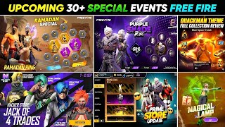 Upcoming Events in Free Fire l Golden Shade Bundle Return l Free Fire New Event l Ff New Event