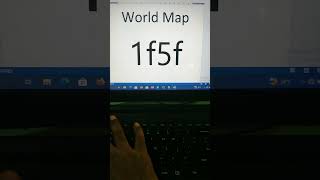 World Map || ASCII Code #education #computer #ascii