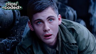 fury (2014) - the brutal introduction of norman, the new guy