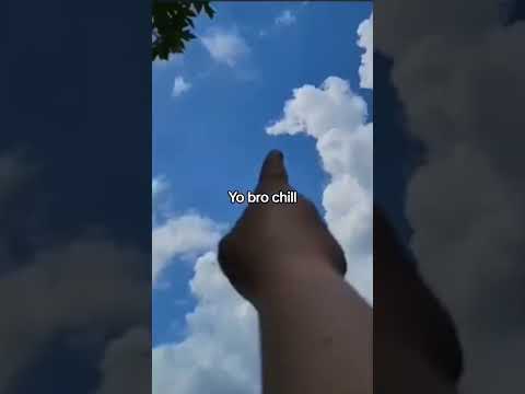 Bro jealous of the sky. This video is not mine