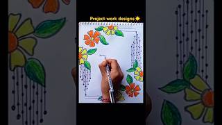 Plz subscribe ☀️#projectborderdesign #project #projectworkdesignsimple #easyprojectdesign #shorts#yt