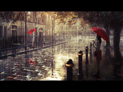 Relaxing rain with gentle piano music helps study || reduce stress effectively