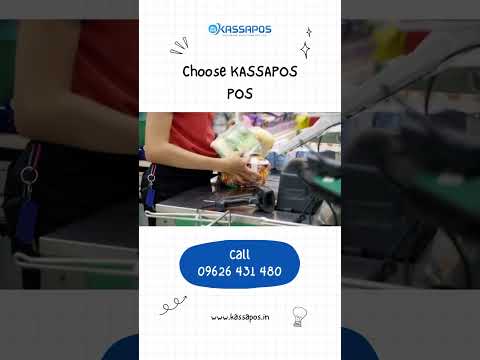 Choose KASSAPOS POS for fast & seamless BARCODE Billing Option