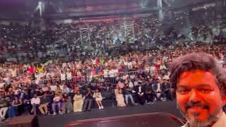 thalaivaaa...🤩🤩🔥🔥🔥selfi on stage..🔥🔥#thalapathyvijay66 #vijayannafans