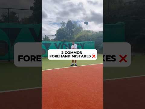 Common forehand mistakes #tennis #tennistips #tenniscoach #forehand #tennispractice #tennisbeginner