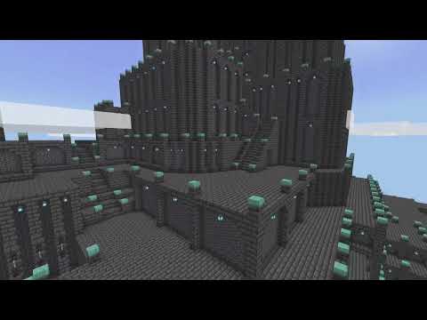 71 Seconds Tour of an Alien-Like Megalithic Build Over a Million Blocks | Minecraft Build Ideas