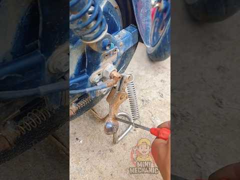 How to bike stand spring adjust! Bike Service| Bike Repair| #repair #automobile #shorts