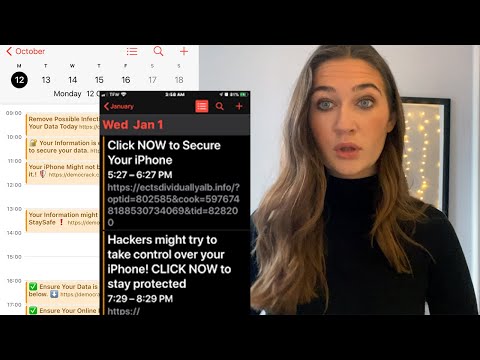 how to: REMOVE PHONE CALENDAR VIRUS 😳