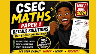 Csec Mathematics 2026 Paper Preparation 1