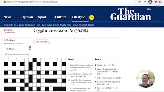 Guardian Cryptic Crossword (Thursday, 13 August 2026) by Qaos
