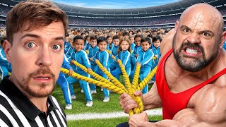 เด็ก 100 คน vs ผู้ชายที่แข็งแกร่งที่สุดในโลก!