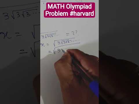 Math Olympiad Problem and Solutions | Harvard Entrance Question #stem #mathtricks #harvard #olympiad