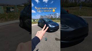 Part 2 because people STILL believe these Tesla myths 😭 #tesla #ev #model3 #teslamodely
