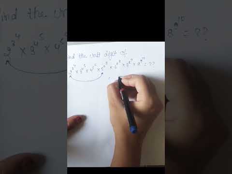 unit digit of numbers.#mathstricks #calculation #quantitativeaptitude #sscexam #ssccgl