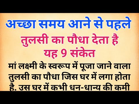 अच्छा समय आने से पहले तुलसी का पौधा देता है ये 9 संकेत | tulsi story | Vastu Tips | Vastu Shastra