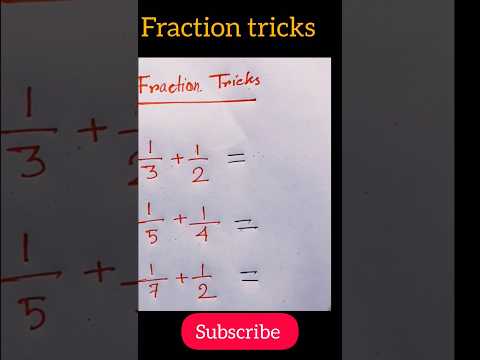 Fraction tricks #shorts #maths #shortfeed
