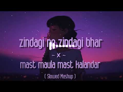 zindagi ne zindagi bhar bhar gham X mast maula mast kalandar Lofi Slowed mashup | Lofi Boy Vibez1080
