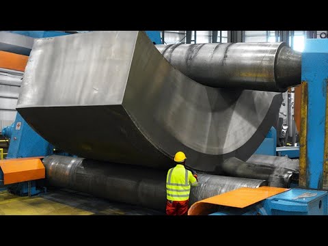 Largest Automatic Rolling Plate Bending Equipment - Heavy Duty Spiral Pipe Fabrication & Production