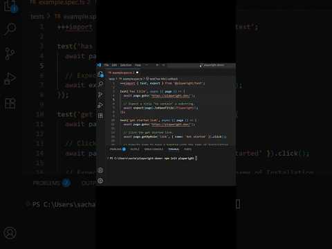 Create Playwright Project with One Command #playwright #typescript #javascript #automation #testing