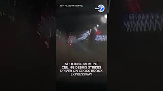 Ceiling Debris Strikes Driver on Cross Bronx Expressway