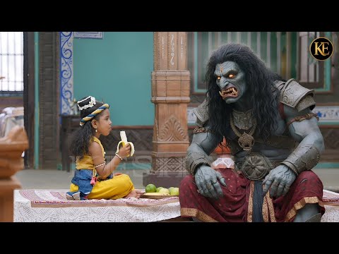 क्या हुआ जब खाना खाते समय अचानक बाल कान्हा के सामने उनकी मारने आया ख़तरनाक राक्षस || YMKN ||