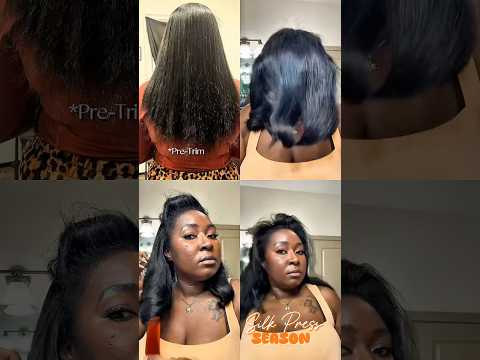 My first silk press in yearsss🫶🏾 #silkpress #silkpressnaturalhair #lengthretention #type4hair