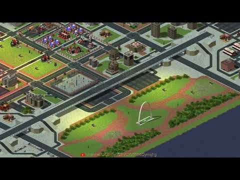 Operation 08 Free Gateway | Red Alert 2 Allied Mission Map Video Zoom