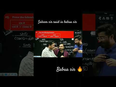 babua sir ki class me raid🚨#shorts#physicswallah#class10#jeebatch#ritiksir#saleemsir