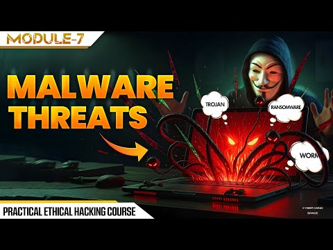 Module 7 Malware Threats Explained(Viruses, Ransomware, Fileless & APTs)  | Ethcial Hacking Course