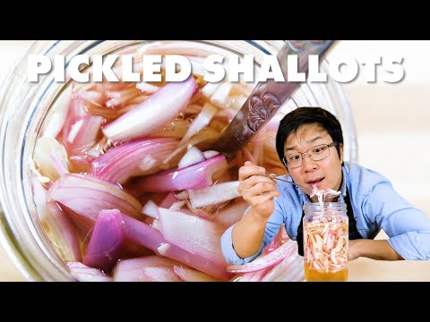 Quick Easy and Delicious Pickled Shallots