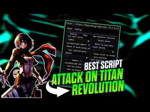 Best Attack On Titan Revolution Script | TONS Of OP Exclusive Features!!  (PAID/FREE SCRIPT)